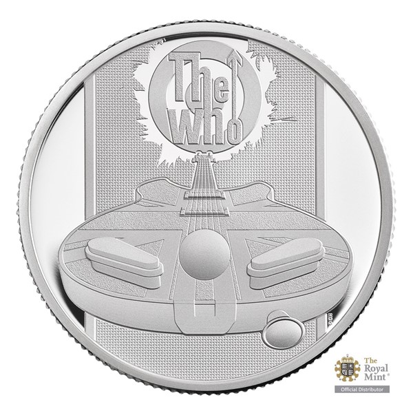 Stříbrná mince 1/2 Oz The Who UK 2021 proof