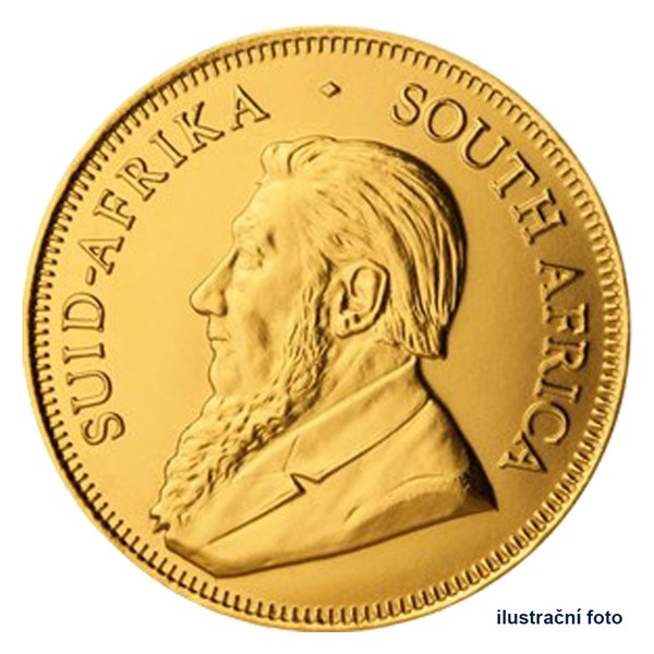 Zlatá investiční mince 1 Oz Krugerrand - Südafrika stand