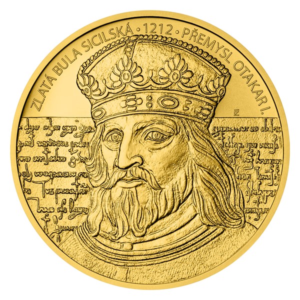 Zlatá investiční mince Zlatá bula sicilská stand