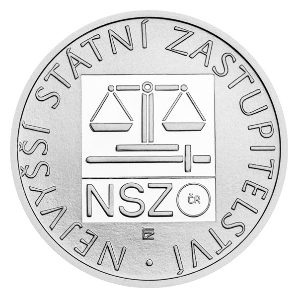 Stříbrná mince 100 Kč 2024 Nejvyšší státní zastupitelství proof