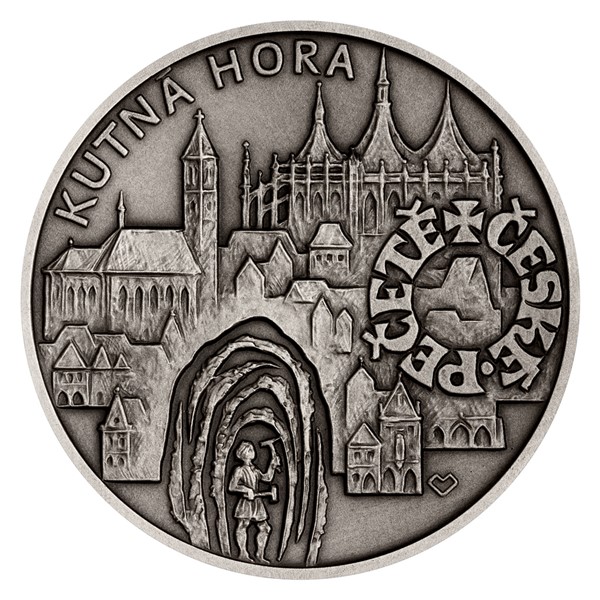 Stříbrná medaile České pečetě - Kutná Hora stand