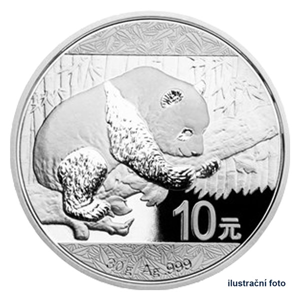 Stříbrná investiční mince 30 g Panda proof