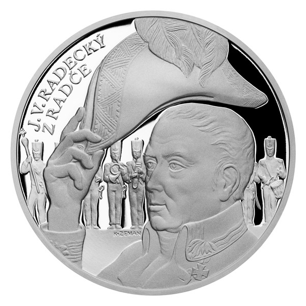 Stříbrná medaile Dějiny válečnictví - Bitva u Custozy proof