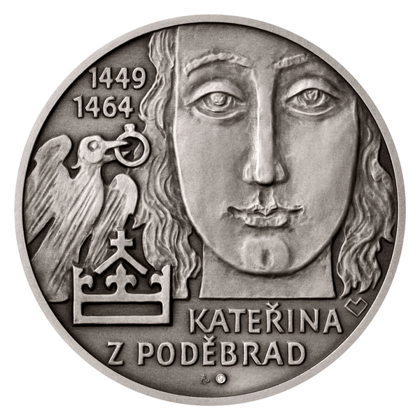 Stříbrná medaile Slavné nevěsty - Kateřina z Poděbrad stand