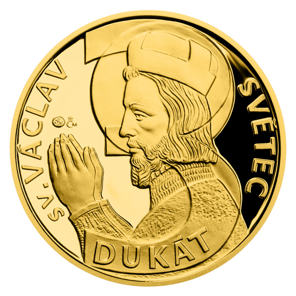 Zlatý 3-dukát sv. Václava se zlatým certifikátem 2023 proof