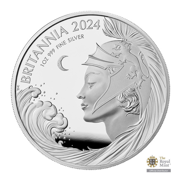 Stříbrná mince 1 Oz Britannia UK 2024 proof