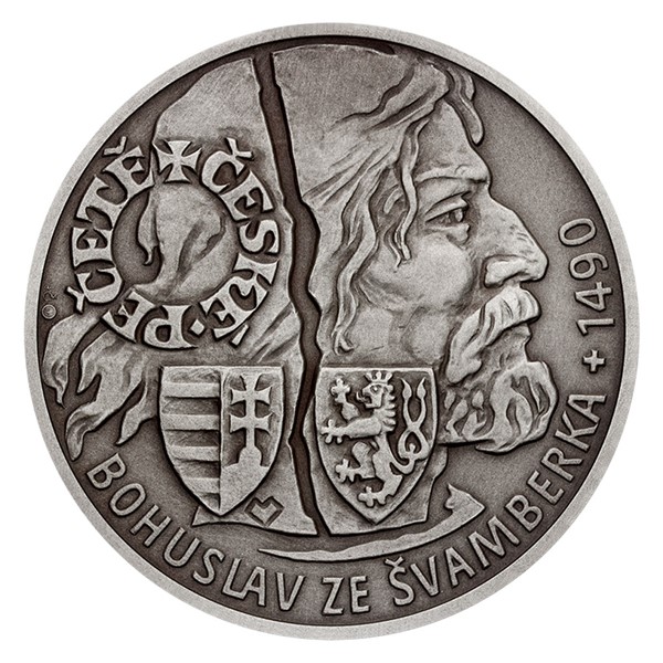 Stříbrná medaile České pečetě - Bohuslav ze Švamberka stand