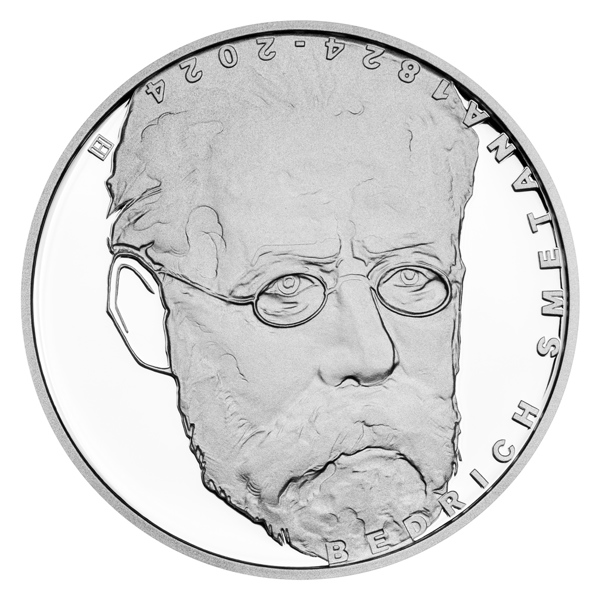 Stříbrná mince 200 Kč 2024 Bedřich Smetana proof