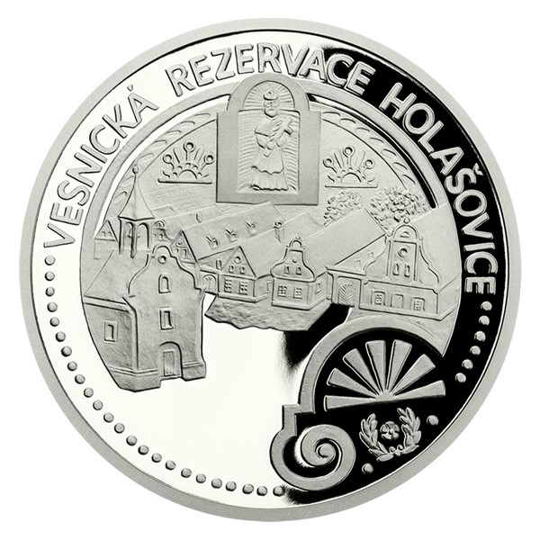 Platinová uncová mince UNESCO - Holašovice proof