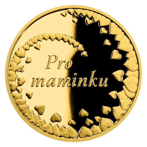Zlatá medaile Pro maminku proof