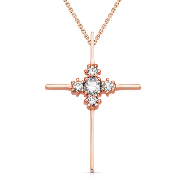 Bergl Diamonds - Luis náhrdelník růžové zlato