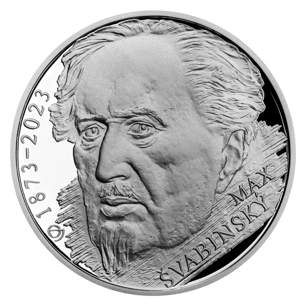 Stříbrná mince 200 Kč 2023 Max Švabinský proof