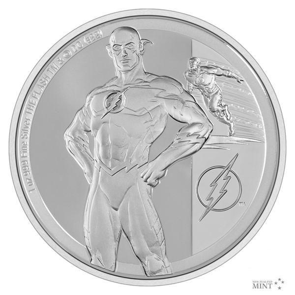 Stříbrná mince 1 Oz 2 NZD Flash 2022 proof