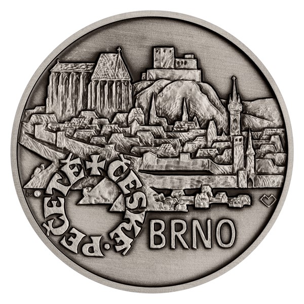 Stříbrná medaile České pečetě - Brno stand