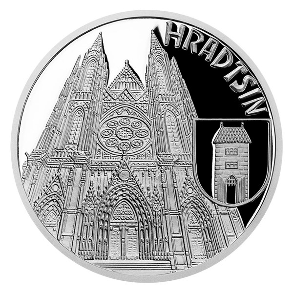 Stříbrná mince Vznik královského hlavního města Praha - Hradčany proof
