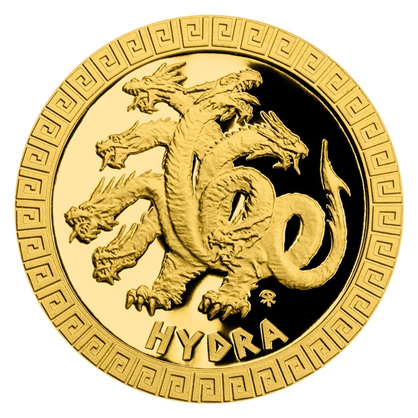 Zlatá mince Bájní tvorové - Hydra proof