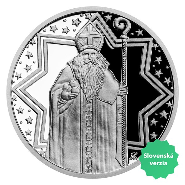 Stříbrná medaile Sv. Mikuláš SK proof