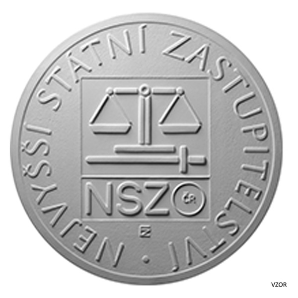 Stříbrná mince 100 Kč 2024 Nejvyšší státní zastupitelství proof