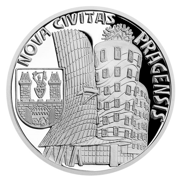 Stříbrná mince Vznik královského hlavního města Praha - Nové Město pražské proof